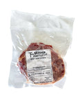 Packaged beef soup bones with Mershon Cattle Co. label on a white background