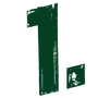 Green number '1' on a white background