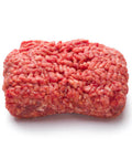 Ground Beef on a white background